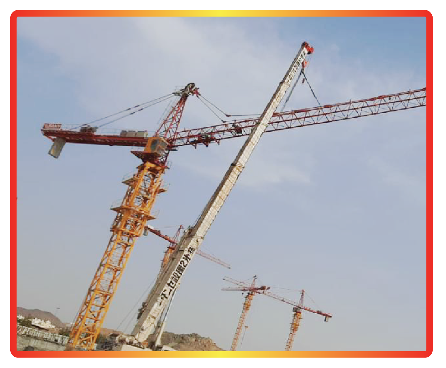التركيب والفك للرافعات والمصاعد