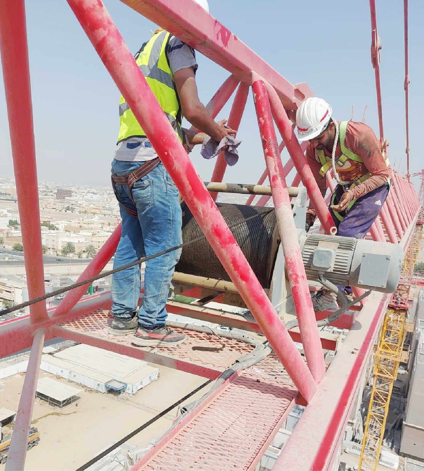 الفك والتركيب شركة ابراج الرافعات البرجية المحدودة (23)